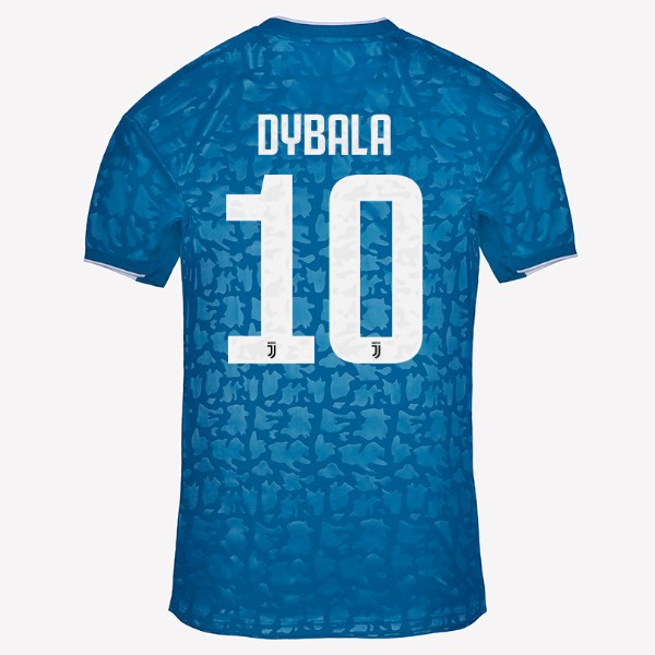 Camiseta Juventus NO.10 Dybala Tercera equipo 2019-20 Azul